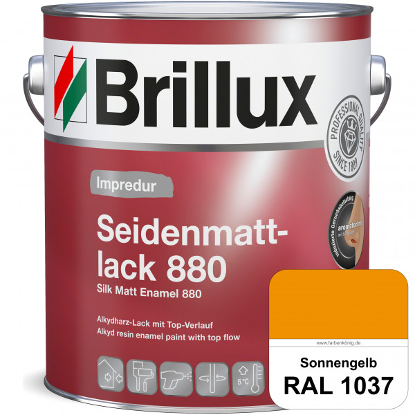 Impredur Seidenmattlack 880 (RAL 1037 Sonnengelb) für Holz- oder Metallflächen innen & außen