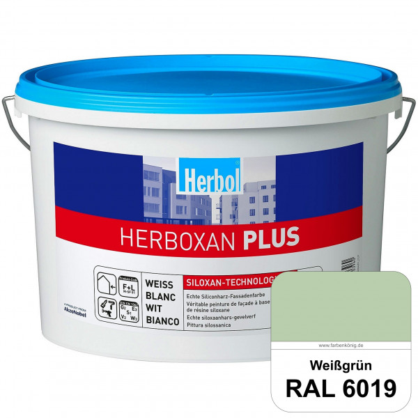 Herboxan Plus (RAL 6019 Weißgrün) Siliconharz-Fassadenfarbe für längere saubere Fassaden