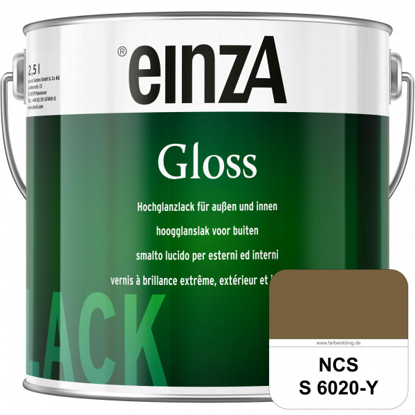 einzA Gloss (NCS S 6020-Y) Hochwertiger Alkydharzlack in Premium-Qualität, hochglänzend.