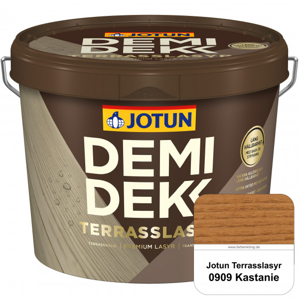 DEMIDEKK Terrasslasyr - Holzöl (0909 Kastanie)