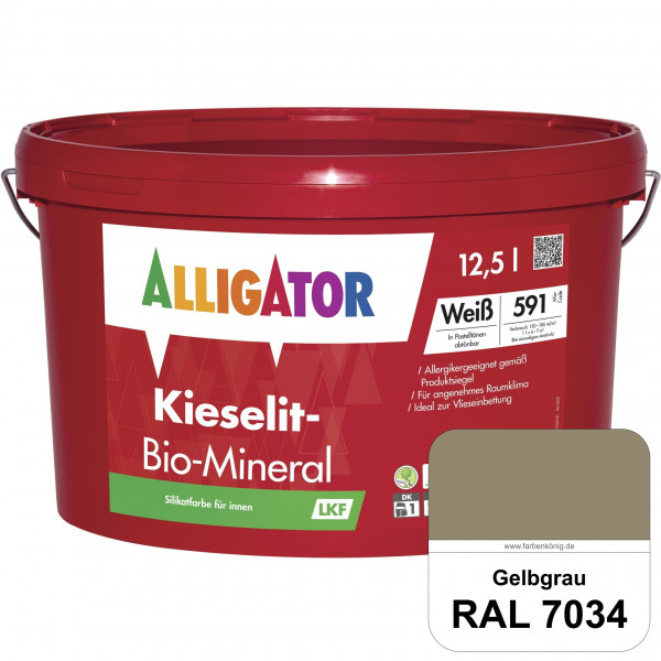 Kieselit-Bio-Mineral LKF (RAL 7034 Gelbgrau)