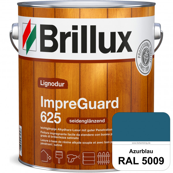 ImpraGuard 625 (RAL 5009 Azurblau) imprägnierende Lasur (lösemittelhaltig) für allen Laub- und Nadel
