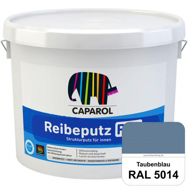 Reibeputz R 30 (RAL 5014 Taubenblau) Dekorputze für dekorative Innenbeschichtungen