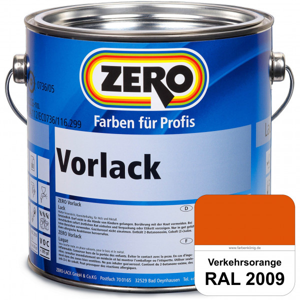 Vorlack (RAL 2009 Verkehrsorange)