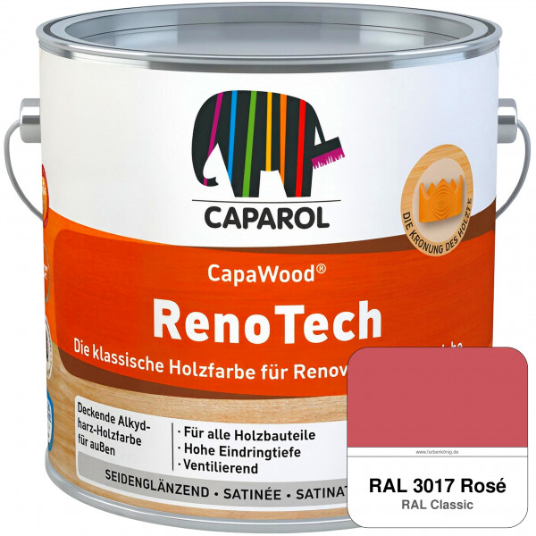 CapaWood® RenoTech (RAL 3017 Rosa) - ersetzt Capadur RenoTech