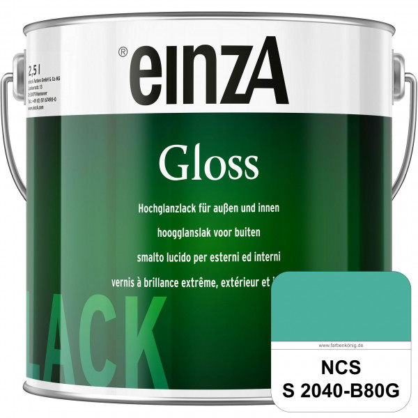 einzA Gloss (NCS S 2040-B80G) Hochwertiger Alkydharzlack in Premium-Qualität, hochglänzend.