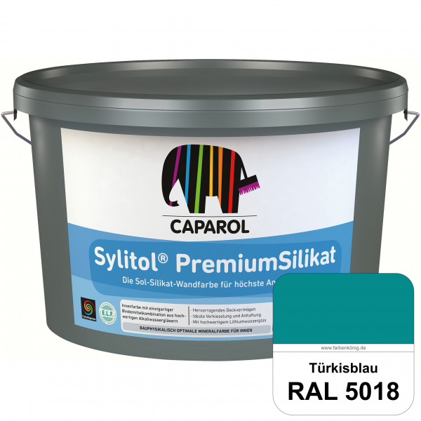 Caparol Sylitol PremiumSilikat (RAL 5018 Türkisblau) - ehemals Histolith PremiumSilikat