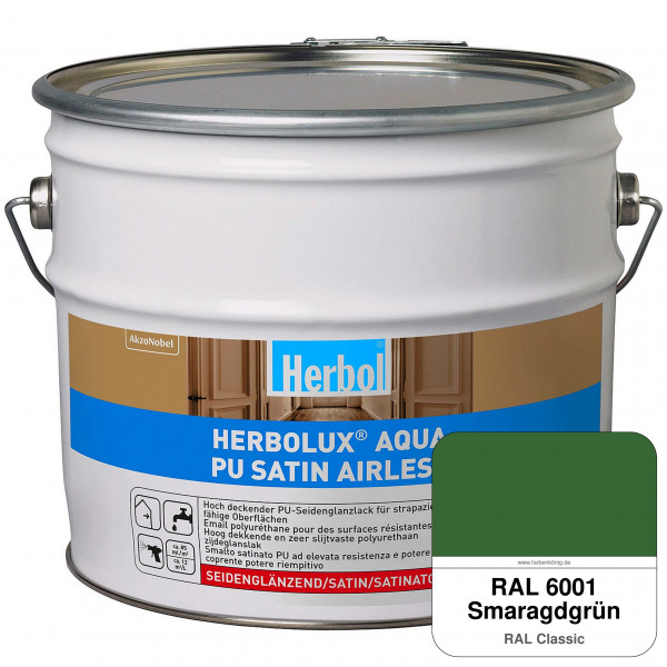 Herbolux Aqua PU Satin Airless (RAL 6001 Smaragdgrün)