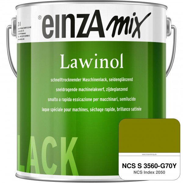 einzA Lawinol seidenglänzend (NCS S 3560-G70Y)