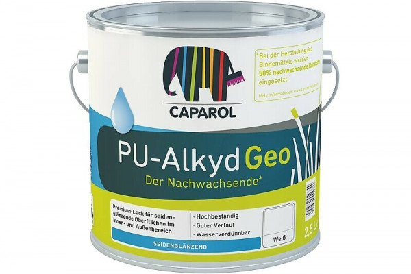 PU-AlkydGeo seidenglänzend (B-Ware) - 2,5 Liter (Weiß)