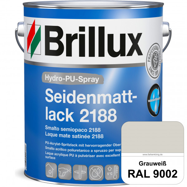 Hydro-PU-Spray Seidenmattlack 2188 (RAL 9002 Grauweiß) hochwertiger Lack speziell für das XVLP-Sprit