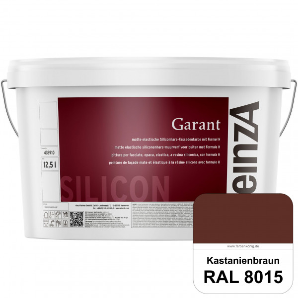 einzA Garant (RAL 8015 Kastanienbraun) elastische Siliconharz-Fassadenfarbe