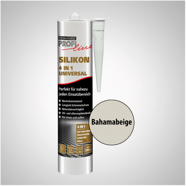 PROFIline Silikon 4in1 Universal (Bahamabeige)