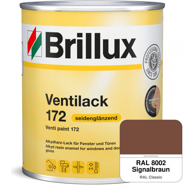 Ventilack Seidenglanz 172 (RAL 8002 Signalbraun)