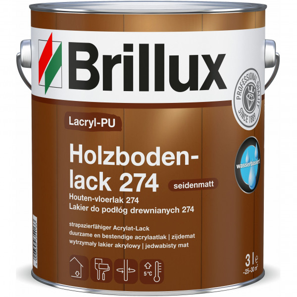 Lacryl-PU Holzbodenlack 274 (Wunschfarbton)