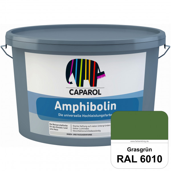 Amphibolin (RAL 6010 Grasgrün) Universalfarbe auf Reinacrylbasis innen & außen