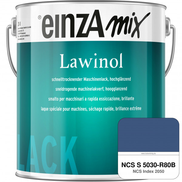 einzA Lawinol hochglänzend (NCS S 5030-R80B)