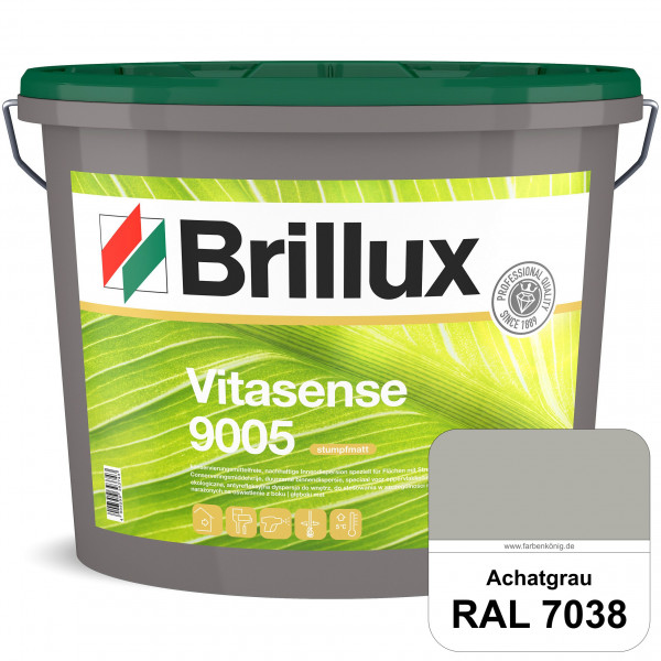 Vitasense 9005 (RAL 7038 Achatgrau) hoch deckende konservierungsmittelfreie und matte Innendispersio