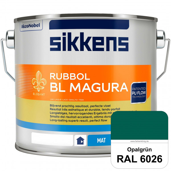 Rubbol BL Magura (RAL 6026 Opalgrün) matter PU-Lack (wasserbasiert) innen & außen