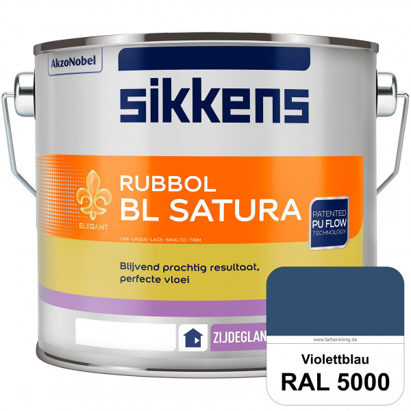 Rubbol BL Satura (RAL 5000 Violettblau) seidenglänzender PU-Lack (wasserbasiert) innen & außen
