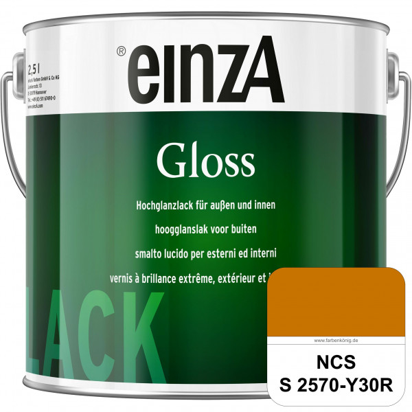 einzA Gloss (NCS S 2570-Y30R) Hochwertiger Alkydharzlack in Premium-Qualität, hochglänzend.