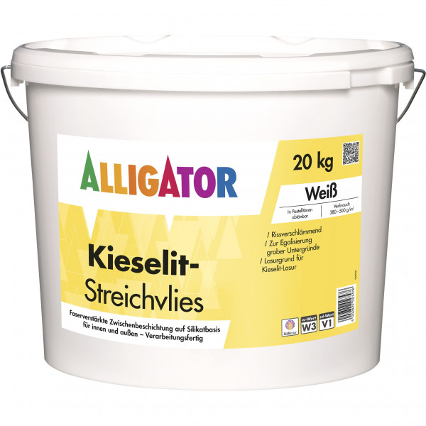 Kieselit-Streichvlies (Weiß)