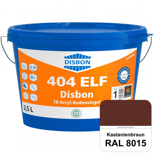 Disbon 404 ELF 1K-Acryl-Bodensiegel (RAL 8015 Kastanienbraun) 1K PU-verstärkte, emissions- und lösem