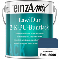 einzA LawiDur 2-K-PU-Buntlack - Hochglanz (RAL 5000 Violettblau)