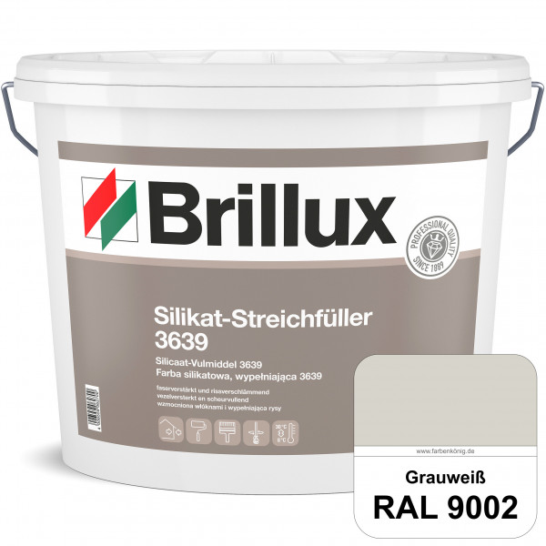 Silikat-Streichfüller ELF 3639 (RAL 9002 Grauweiß) Wetterbeständiger, gebrauchsfertiger Streichfülle