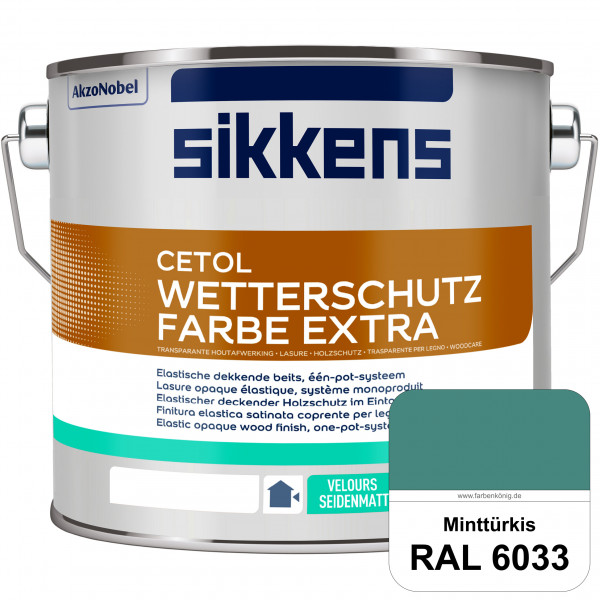 Cetol Wetterschutzfarbe Extra (RAL 6033 Minttürkis)