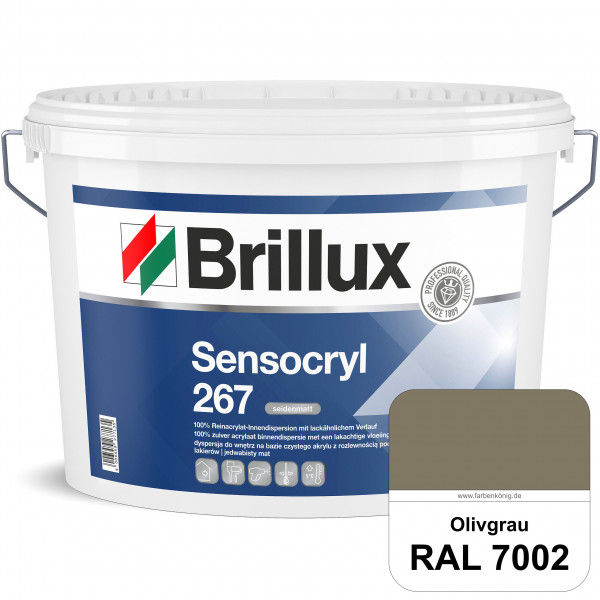 Sensocryl ELF 267 (RAL 7002 Olivgrau) seidenmatt hochwertige Reinacrylat-Innendispersion für Artzpra