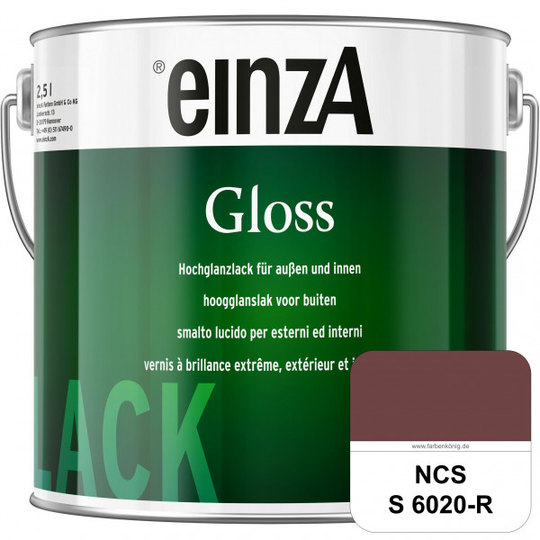 einzA Gloss (NCS S 6020-R) Hochwertiger Alkydharzlack in Premium-Qualität, hochglänzend.