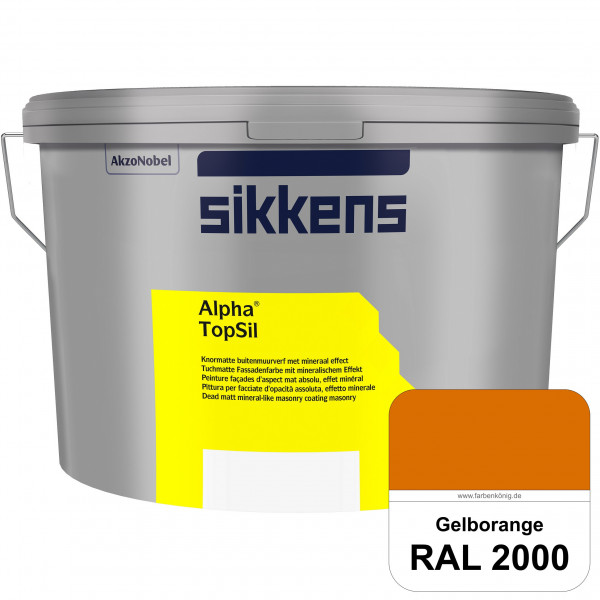 Alpha TopSil (RAL 2000 Gelborange)