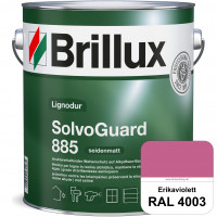SolvoGuard 885 (RAL 4003 Erikaviolett) deckende oder lasierende seidenmatte Alkydharz-Holzfarbe für 