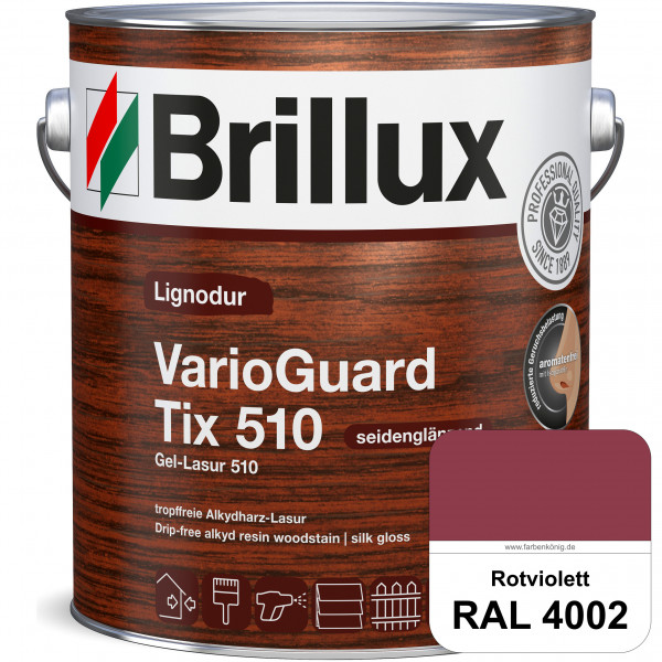 Lignodur VarioGuard Tix 510 (Gel-Lasur 510) RAL 4002 Rotviolett