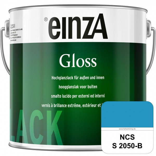 einzA Gloss (NCS S 2050-B) Hochwertiger Alkydharzlack in Premium-Qualität, hochglänzend.
