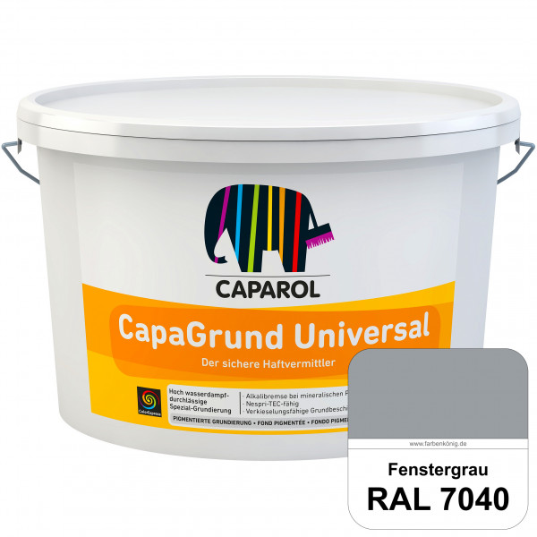 CapaGrund Universal (RAL 7040 Fenstergrau) hoch wasserdampfdurchlässige deckender Grundanstrich