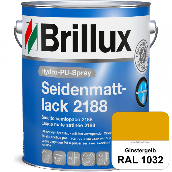Hydro-PU-Spray Seidenmattlack 2188 (RAL 1032 Ginstergelb) hochwertiger Lack speziell für das XVLP-Sp