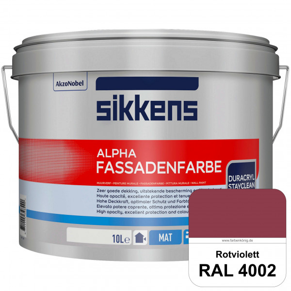 Alpha Fassadenfarbe (RAL 4002 Rotviolett)