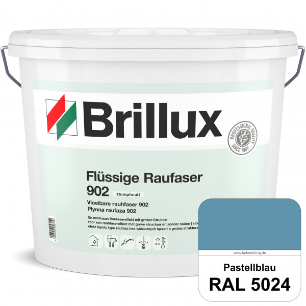 Flüssige Raufaser ELF 902 (RAL 5024 Pastellblau) Spezial-Dispersionsfarbe mit Raufasereffekt
