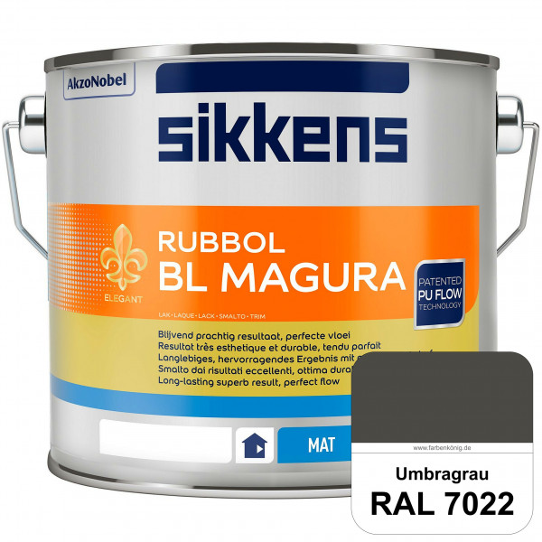 Rubbol BL Magura (RAL 7022 Umbragrau) matter PU-Lack (wasserbasiert) innen & außen