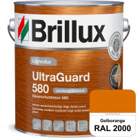 Lignodur UltraGuard 580 (Dauerschutzlasur 580) RAL 2000 Gelborange
