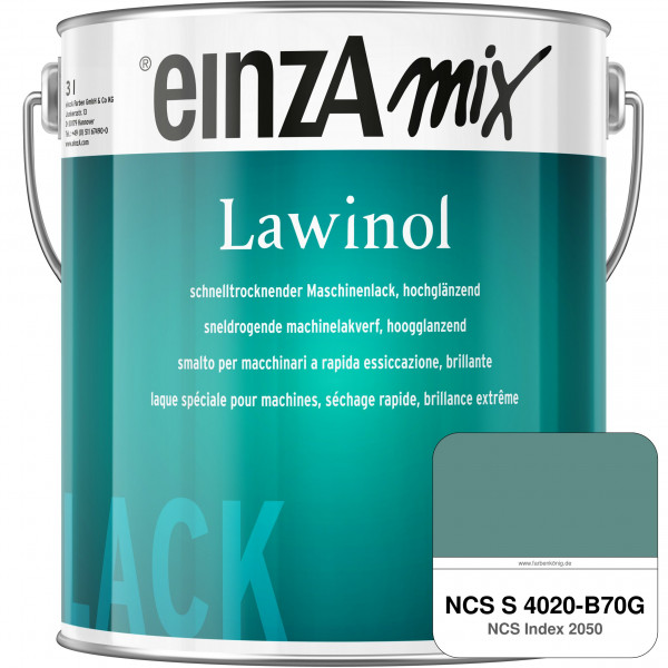 einzA Lawinol hochglänzend (NCS S 4020-B70G)