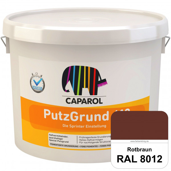 Putzgrund 610 SPRINTER (RAL 8012 Rotbraun) Grundanstrich & Haftbrücke für Strukturputz-Beschichtunge