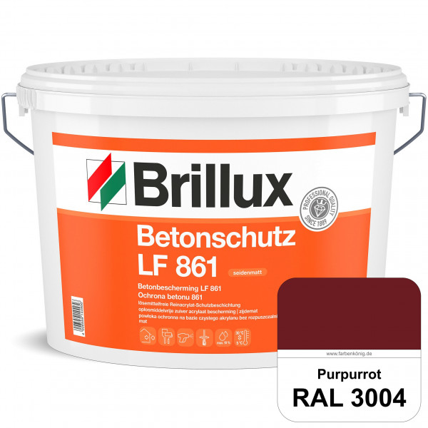 Betonschutz LF 861 (RAL 3004 Purpurrot) Wetterbeständige Lasur für mineralischen Untergründen z. B.