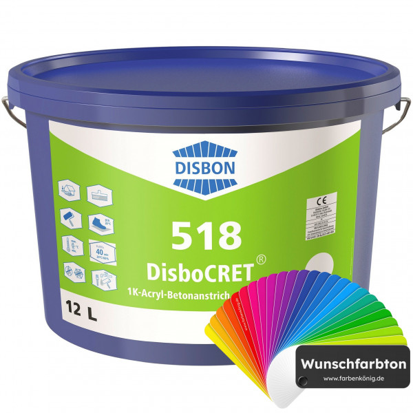 DisboCRET 518 1K-Acryl-Betonanstrich, elastifiziert (Wunschfarbton)