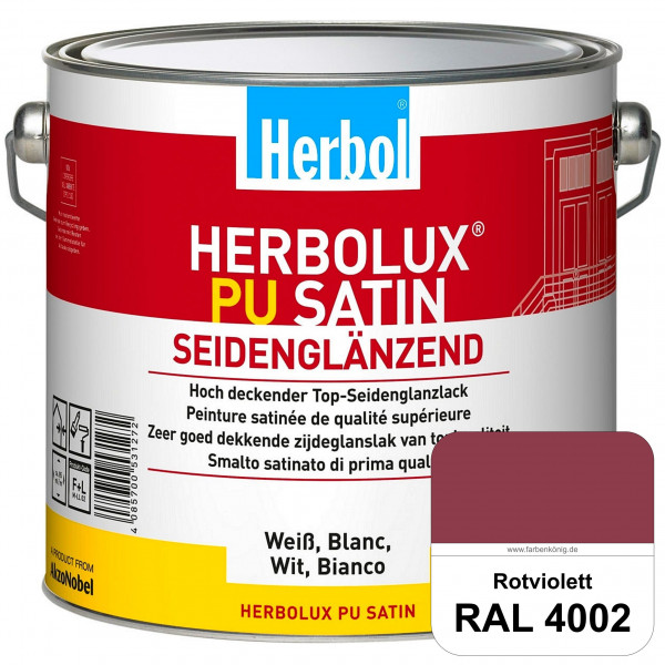 Herbolux PU Satin (RAL 4002 Rotviolett) Top-PU-Seidenglanzlack (Innen & Außen)