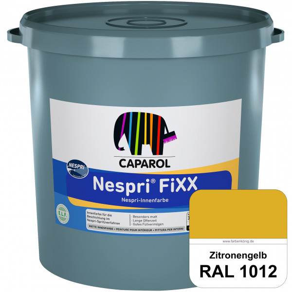 Nespri® FiXX (RAL 1012 Zitronengelb) Spezielle Innenfarbe für die rationelle Beschichtung im Nespri-