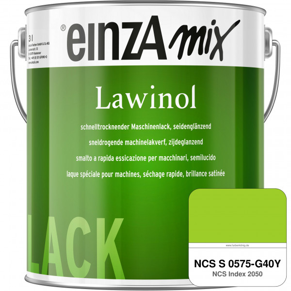 einzA Lawinol seidenglänzend (NCS S 0575-G40Y)