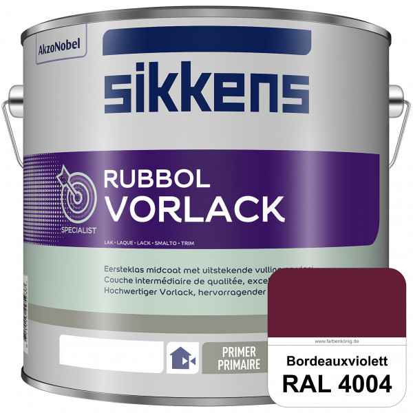 Rubbol Vorlack (RAL 4004 Bordeauxviolett) Aromatenfreier Vorlack der Spitzenklasse (außen & innen)